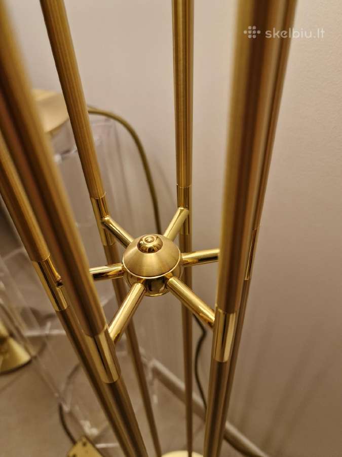 Vintažiniai mid century modern toršerai ir lempa - nuotraukos Nr. 15
