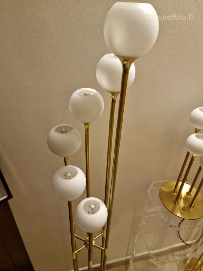 Vintažiniai mid century modern toršerai ir lempa - nuotraukos Nr. 21