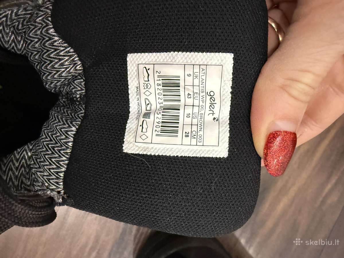 Gelert 41.5-42d kokybiški odiniai waterproof bata - nuotraukos Nr. 6