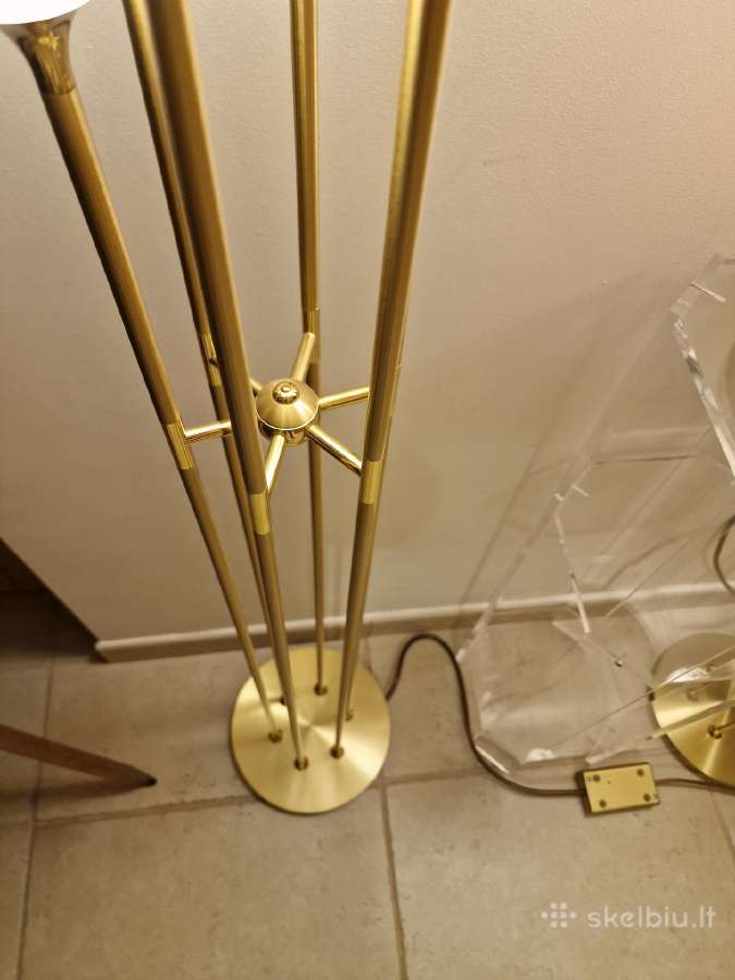 Vintažiniai mid century modern toršerai ir lempa - nuotraukos Nr. 28