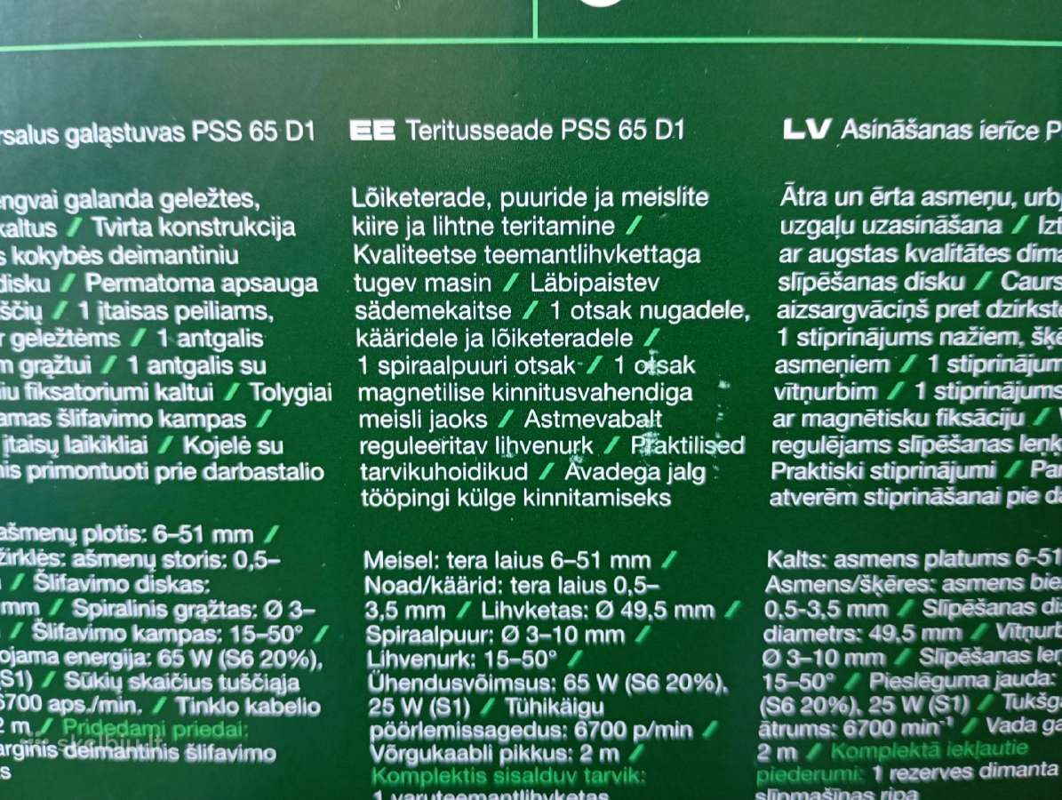 Galandimo staklės.galanda peilius, grąžtus, kaltu. - nuotraukos Nr. 17