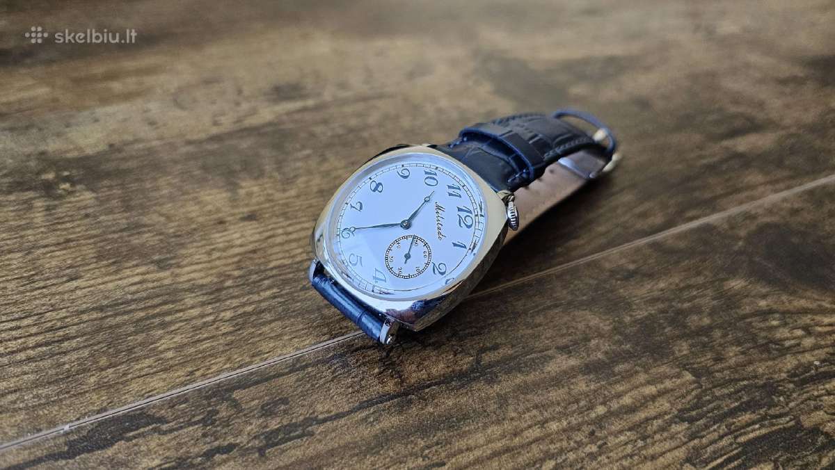 Automatinis klasikinio stiliaus laikrodis Militado - nuotraukos Nr. 4