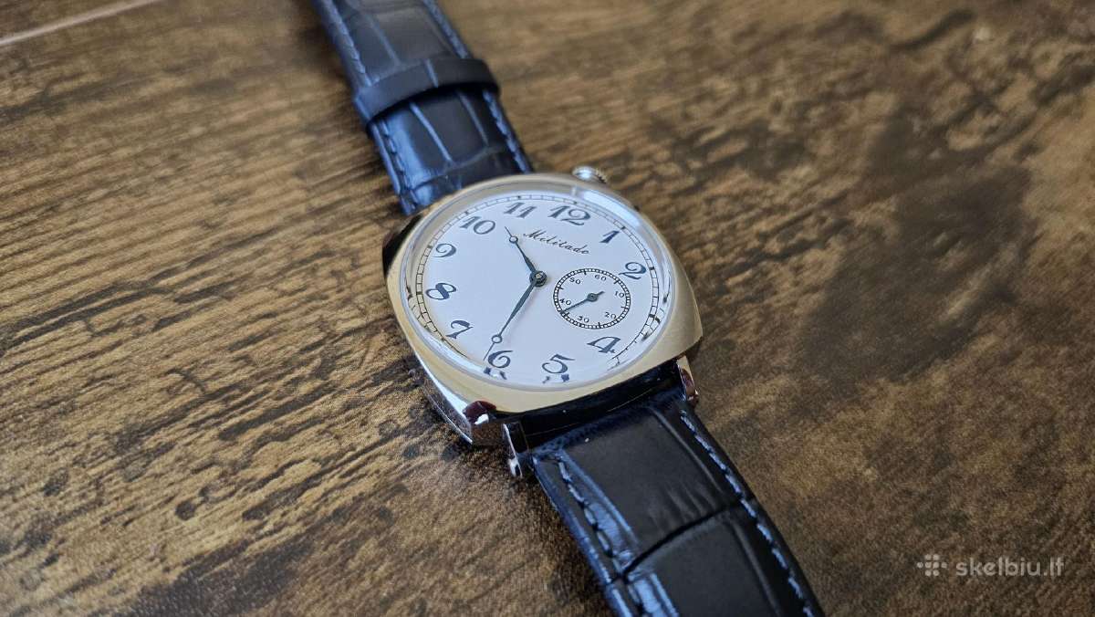 Automatinis klasikinio stiliaus laikrodis Militado - nuotraukos Nr. 6