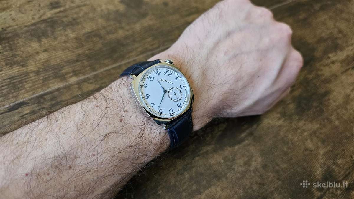 Automatinis klasikinio stiliaus laikrodis Militado - nuotraukos Nr. 11