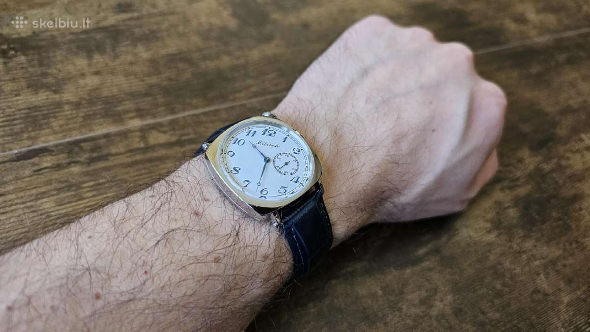 Automatinis klasikinio stiliaus laikrodis Militado - nuotraukos Nr. 15