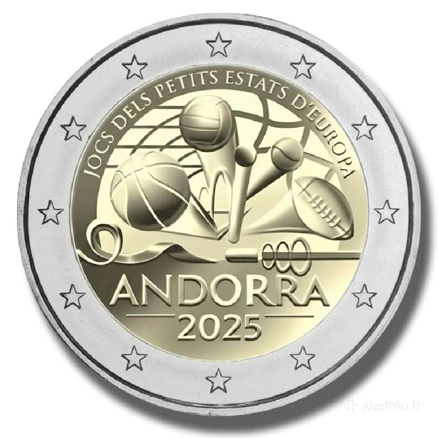 2 eurų Andoros Unc proginės monetos - nuotraukos Nr. 13