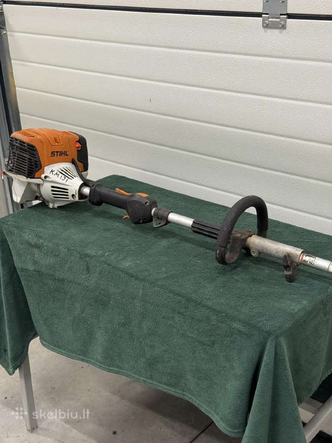 Stihl km131 variklis trimeris žoliapjovė