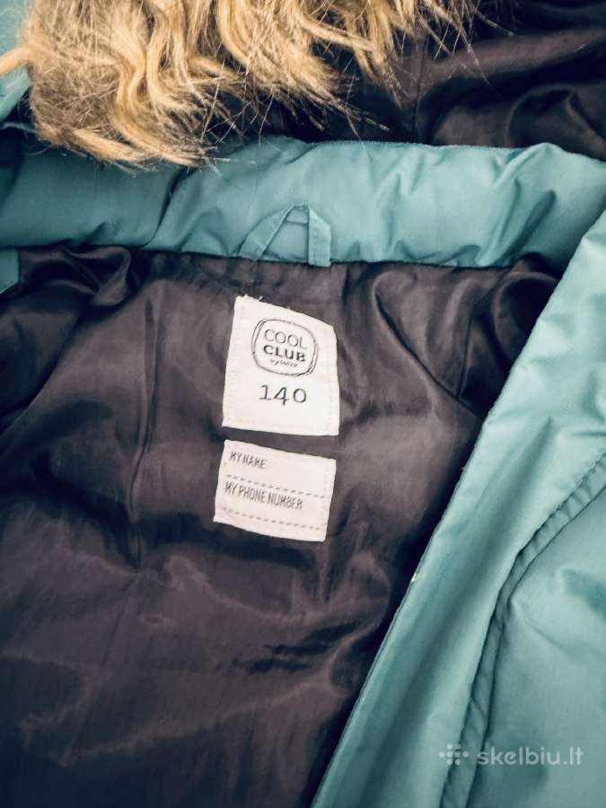 Pūkinė šilta 140cm striukė Cool Club - nuotraukos Nr. 6