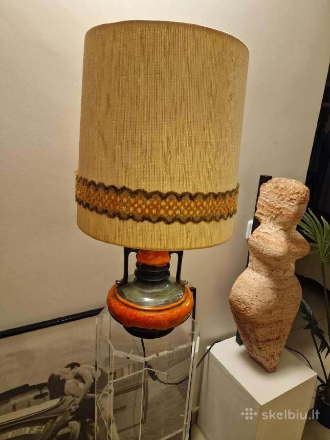 Vintažinė mid century Fat Lava st. stalinė lempa - nuotraukos Nr. 7