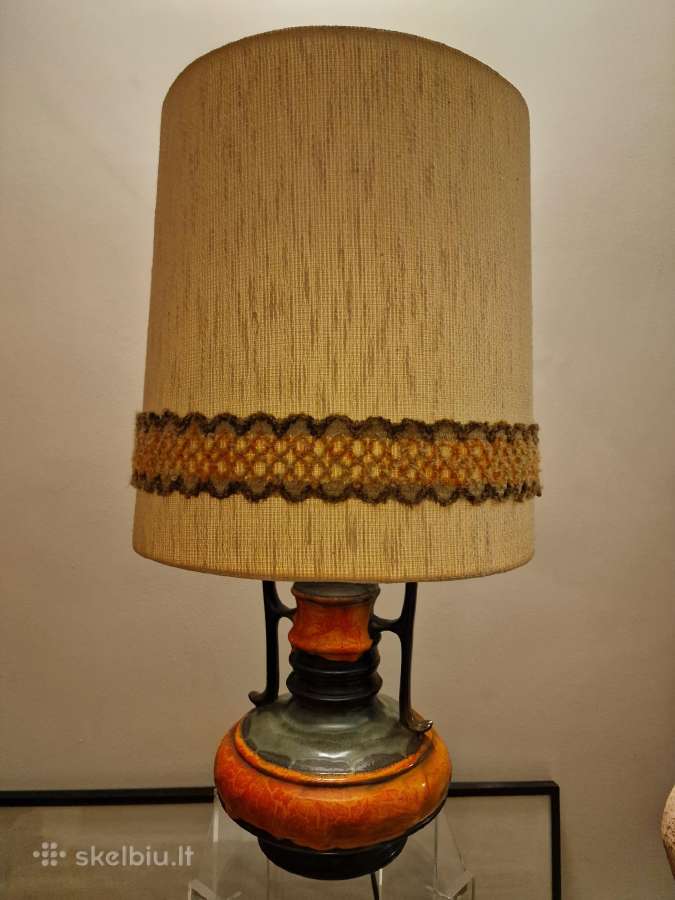 Vintažinė mid century Fat Lava st. stalinė lempa - nuotraukos Nr. 9