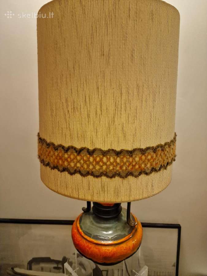 Vintažinė mid century Fat Lava st. stalinė lempa - nuotraukos Nr. 11