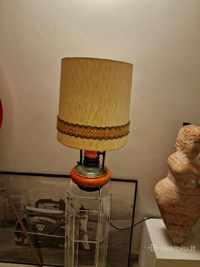 Vintažinė mid century Fat Lava st. stalinė lempa - nuotraukos Nr. 12
