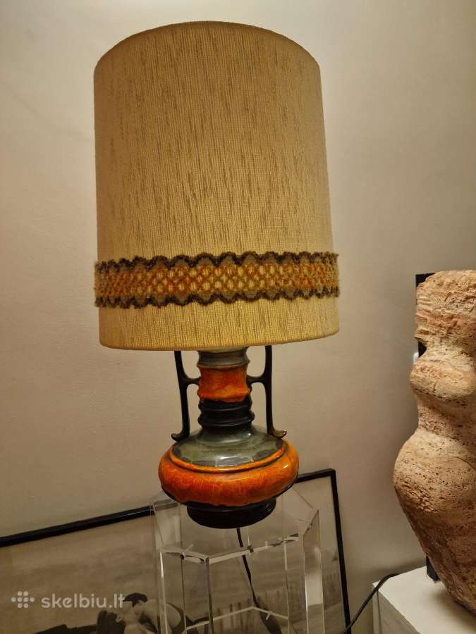 Vintažinė mid century Fat Lava st. stalinė lempa - nuotraukos Nr. 13
