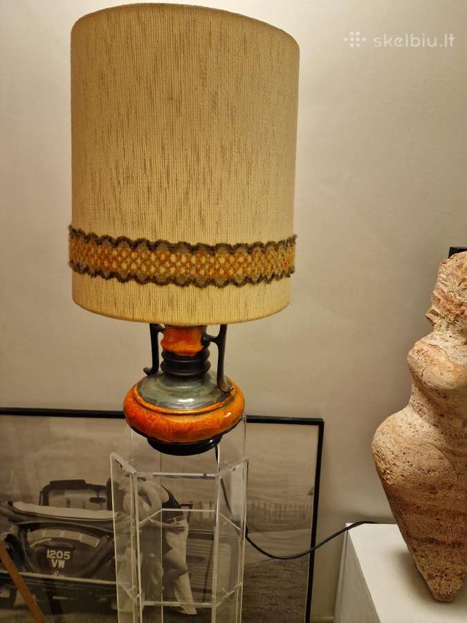 Vintažinė mid century Fat Lava st. stalinė lempa - nuotraukos Nr. 15