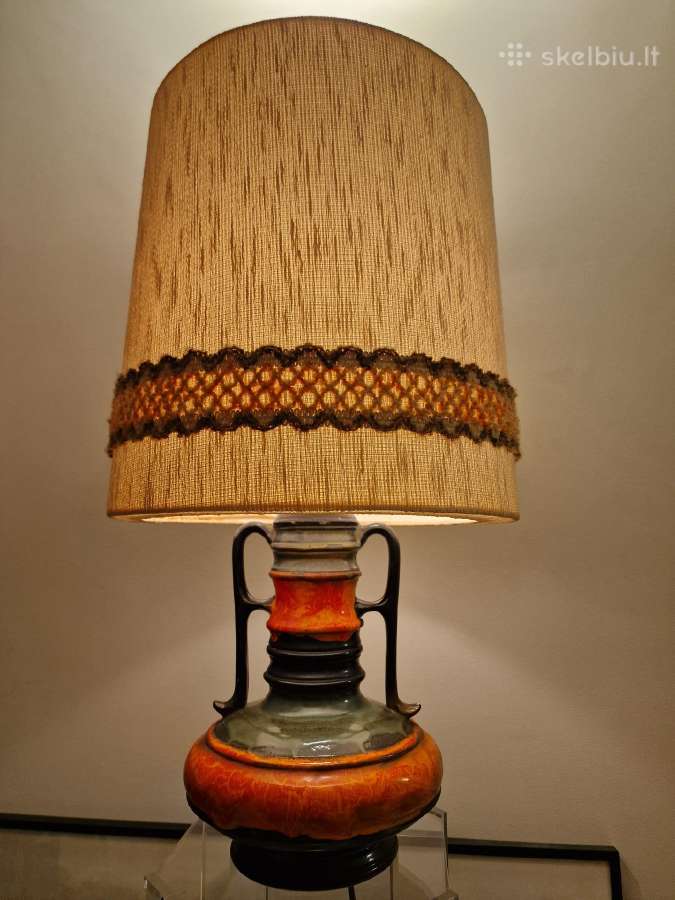 Vintažinė mid century Fat Lava st. stalinė lempa - nuotraukos Nr. 21