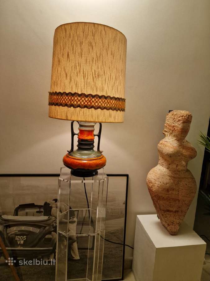 Vintažinė mid century Fat Lava st. stalinė lempa - nuotraukos Nr. 22