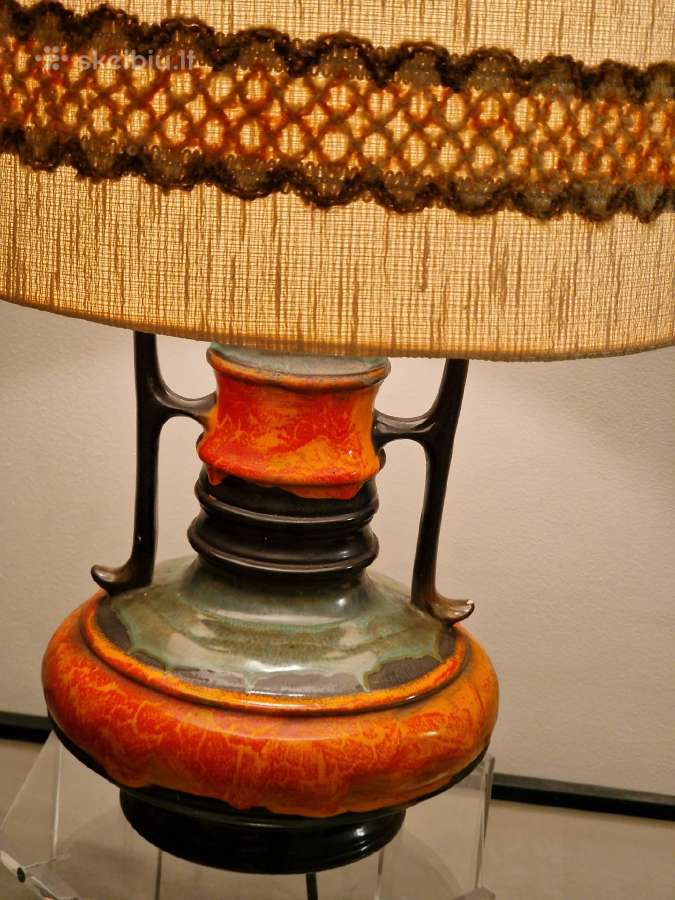 Vintažinė mid century Fat Lava st. stalinė lempa - nuotraukos Nr. 23