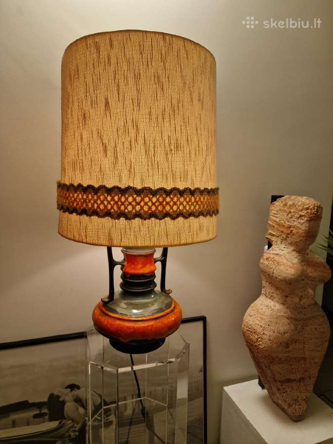 Vintažinė mid century Fat Lava st. stalinė lempa - nuotraukos Nr. 24