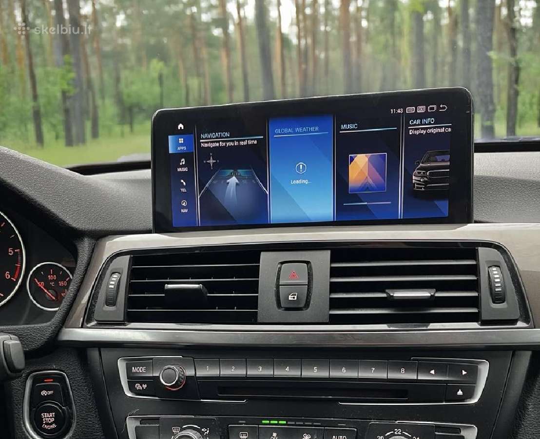 Bmw E60 E90 E70 F10 F30 Android 14 multimedijos - nuotraukos Nr. 2