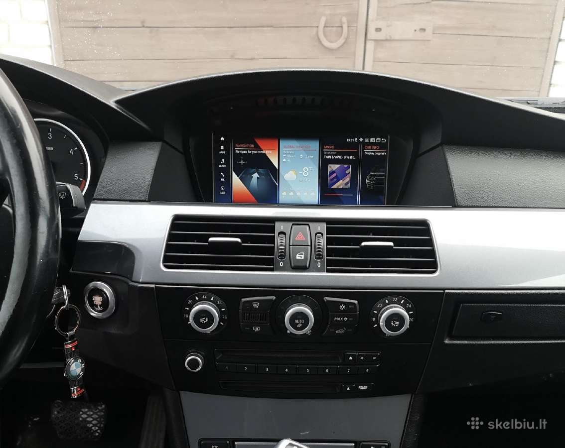 Bmw E60 E90 E70 F10 F30 Android 14 multimedijos - nuotraukos Nr. 3