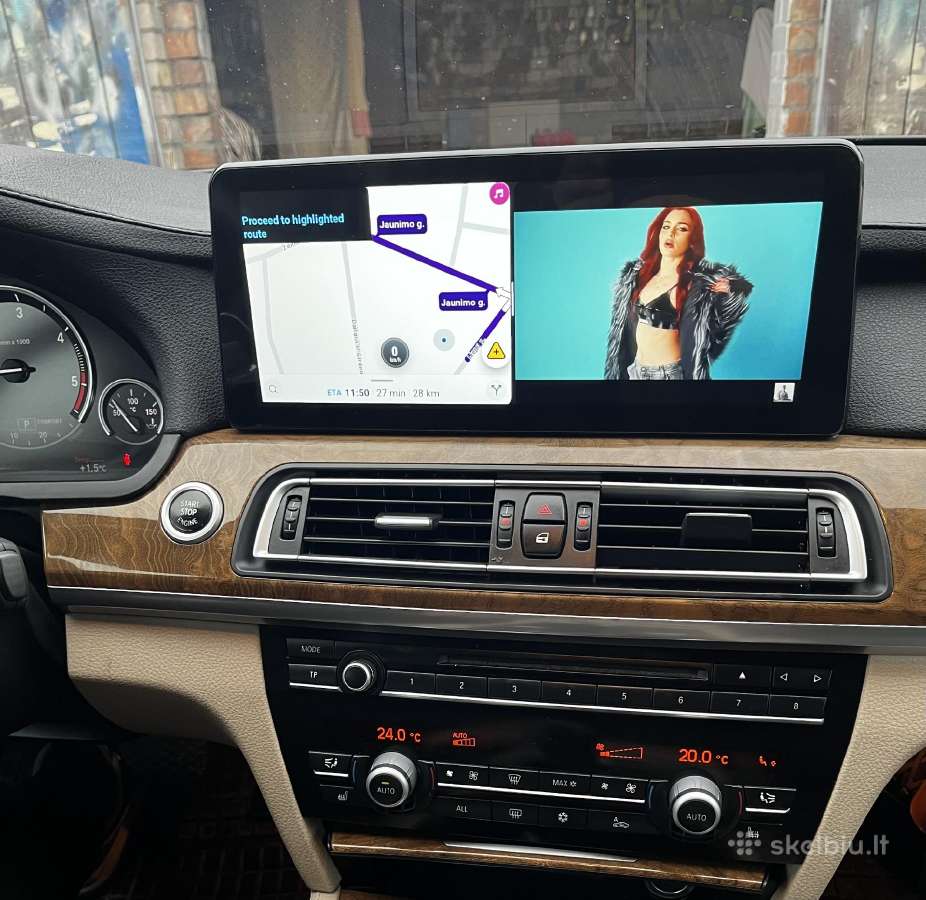 Bmw E60 E90 E70 F10 F30 Android 14 multimedijos - nuotraukos Nr. 4
