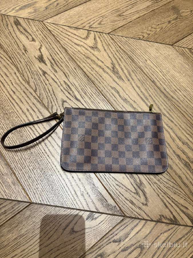 Louis Vuitton Neverfull Pochette (Damier Ebene) - nuotraukos Nr. 2
