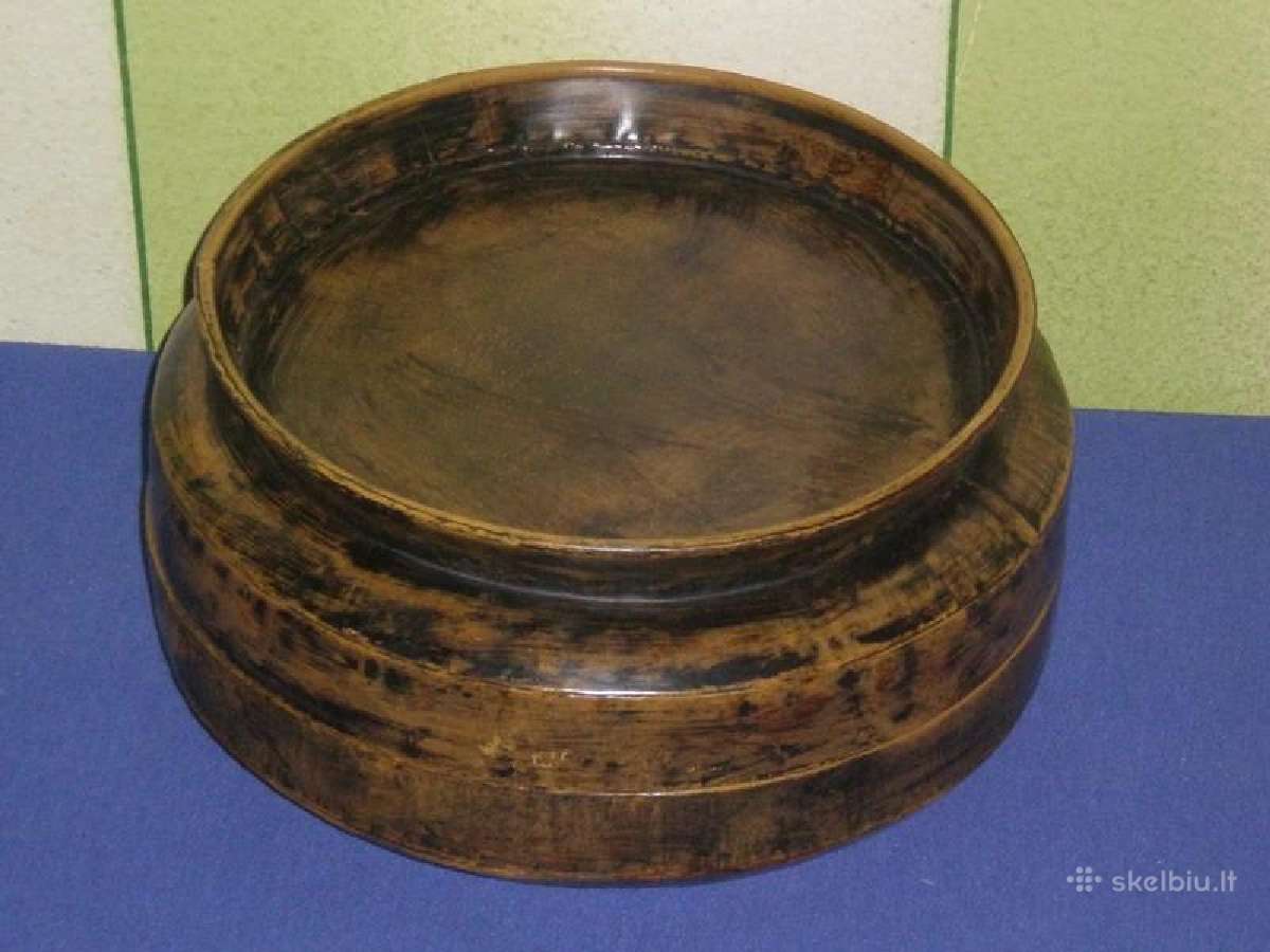 Didele metaline senovinio stiliaus papuosalu deze. - nuotraukos Nr. 5