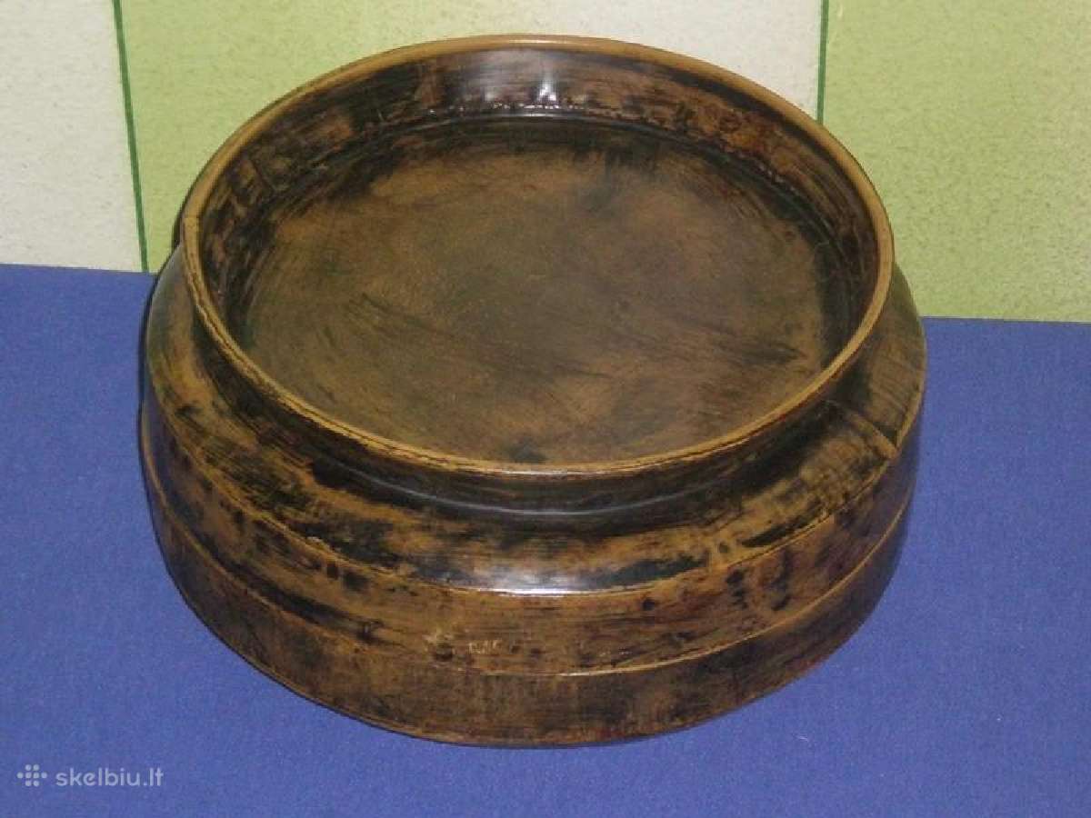 Didele metaline senovinio stiliaus papuosalu deze. - nuotraukos Nr. 6