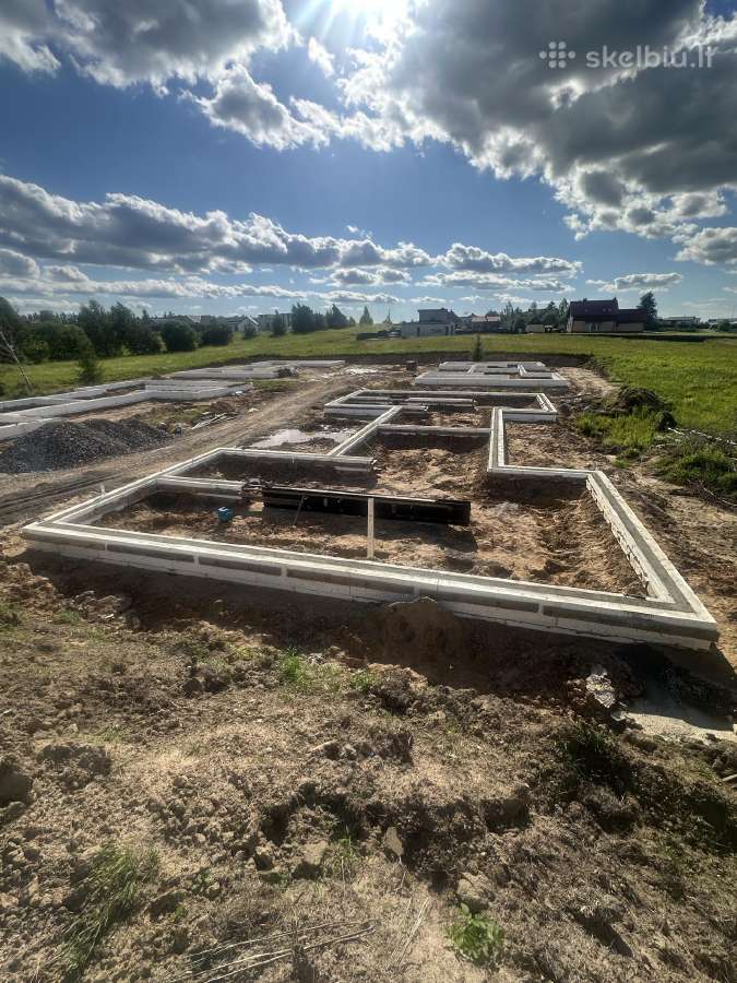 Pamatų betonavimas Poliai Rostverkas Grindys - nuotraukos Nr. 24