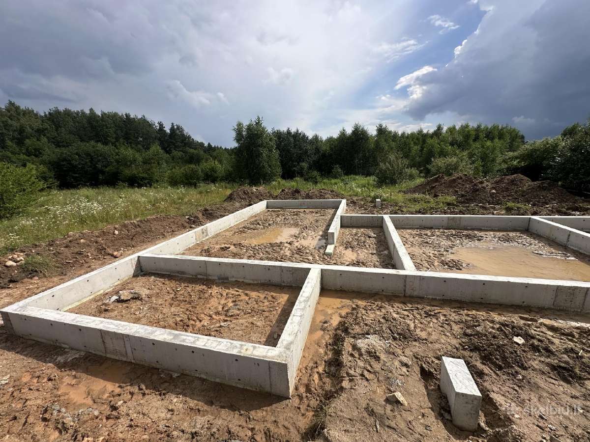 Pamatų betonavimas Poliai Rostverkas Grindys - nuotraukos Nr. 9
