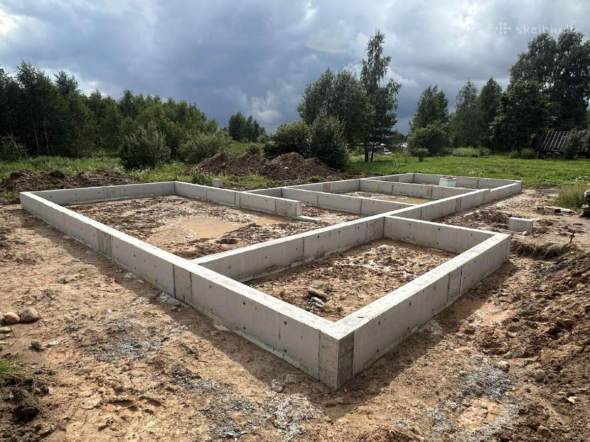 Pamatų betonavimas Poliai Rostverkas Grindys - nuotraukos Nr. 8
