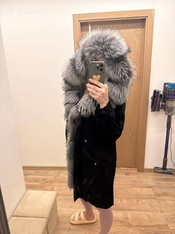 Parka su natūralių kailių - nuotraukos Nr. 2