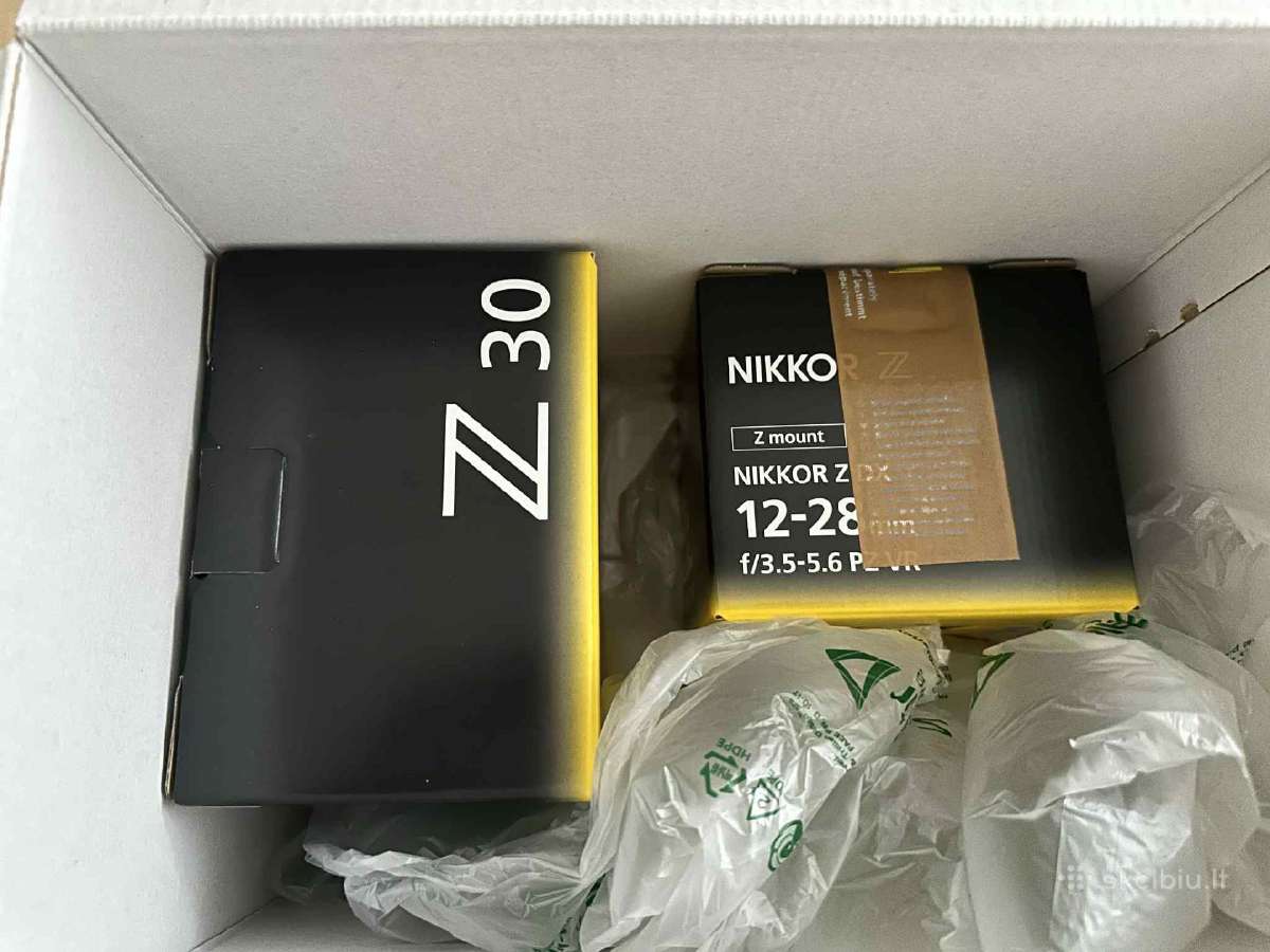 Nikon z30+ nikkor dx 12-28mm