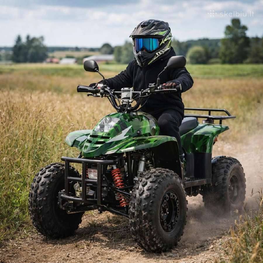 Benzininis keturratis XTR 001/7 125cc garantija!