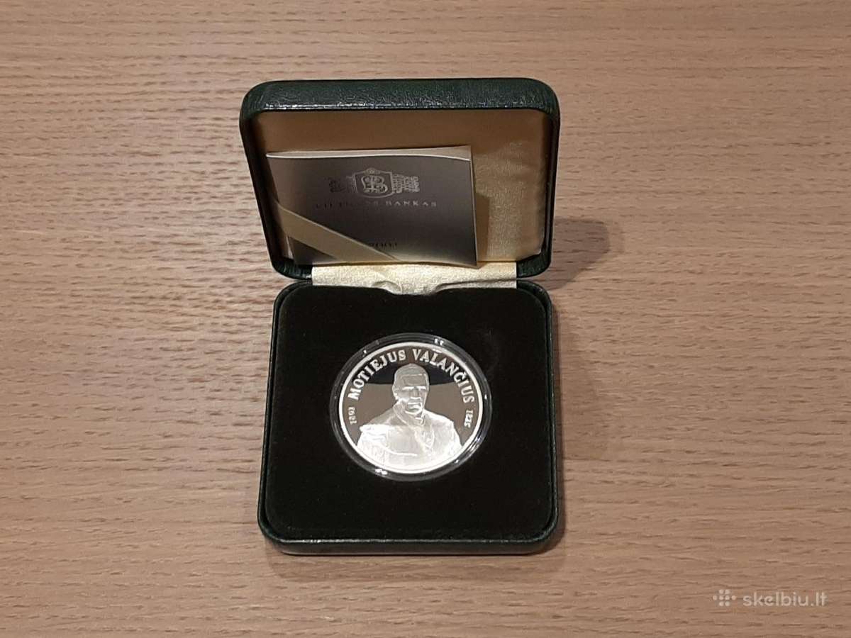 Moneta Motiejus Valančius 50 litų