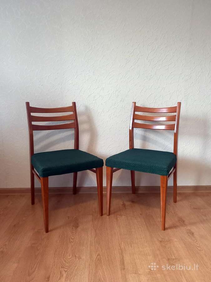 Vintažinių kėdžių komplektas - nuotraukos Nr. 4