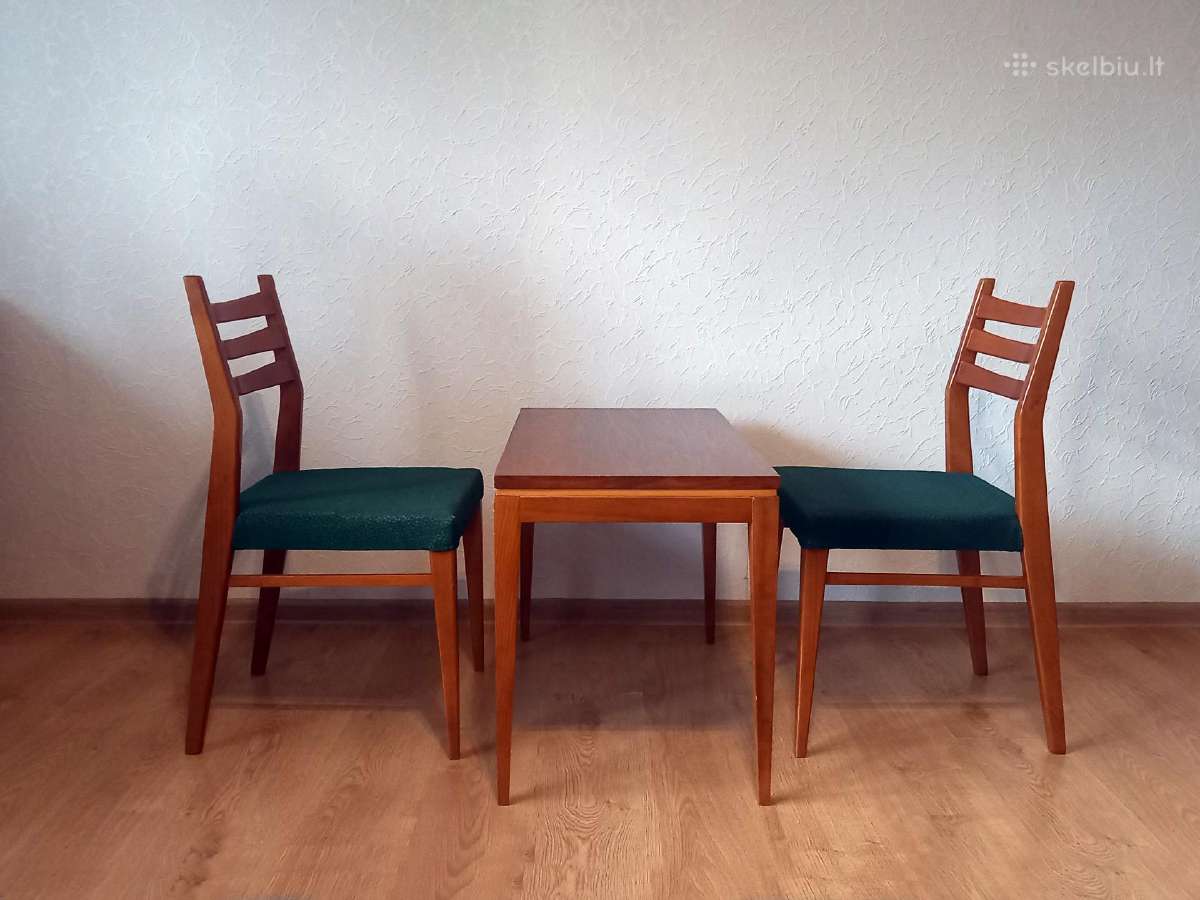 Vintažinių kėdžių komplektas - nuotraukos Nr. 8