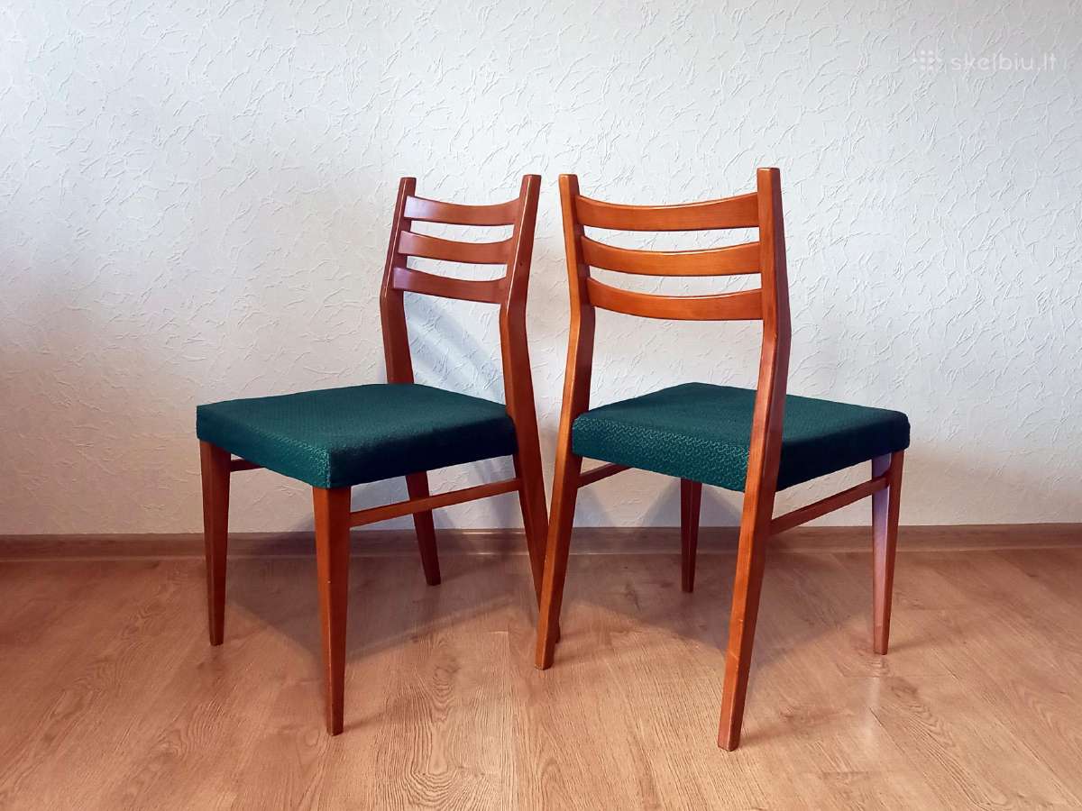 Vintažinių kėdžių komplektas - nuotraukos Nr. 7