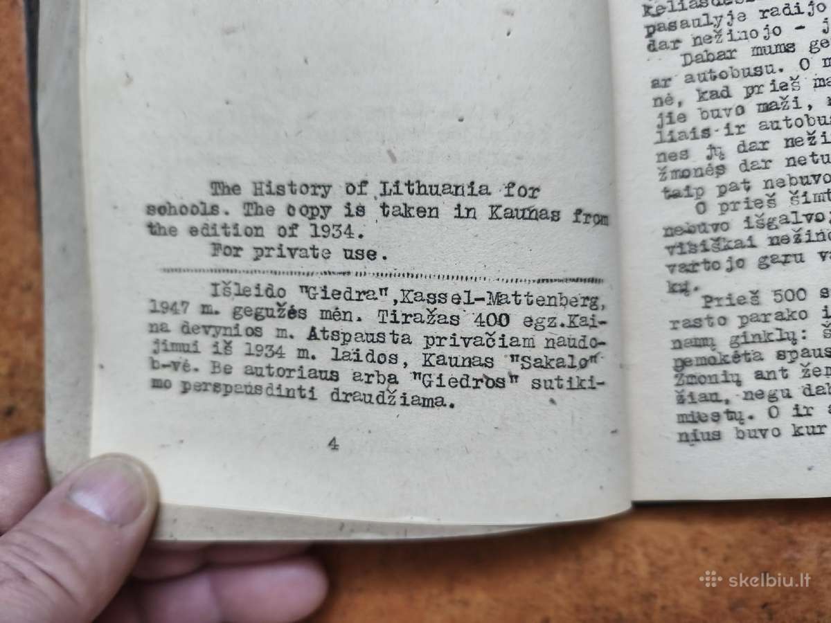Reta P. Šležo "Lietuvos istorija" 1947 metai - nuotraukos Nr. 4