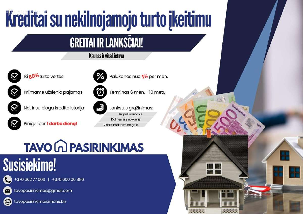 Kreditai Su Turto Įkeitimu – Greitai Ir Lankščiai - nuotraukos Nr. 2