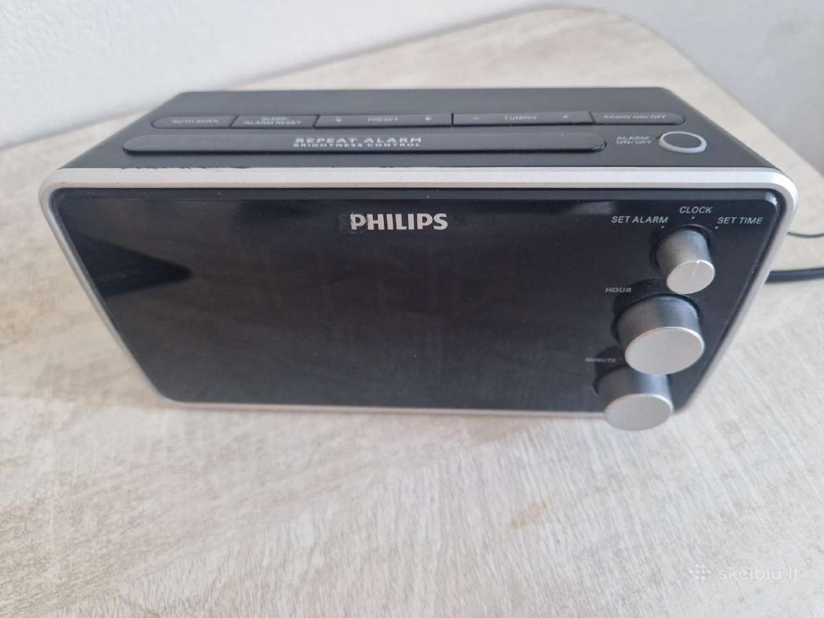 Philips Laikrodis Su Radio Imtuvu Ir Žadintuvu