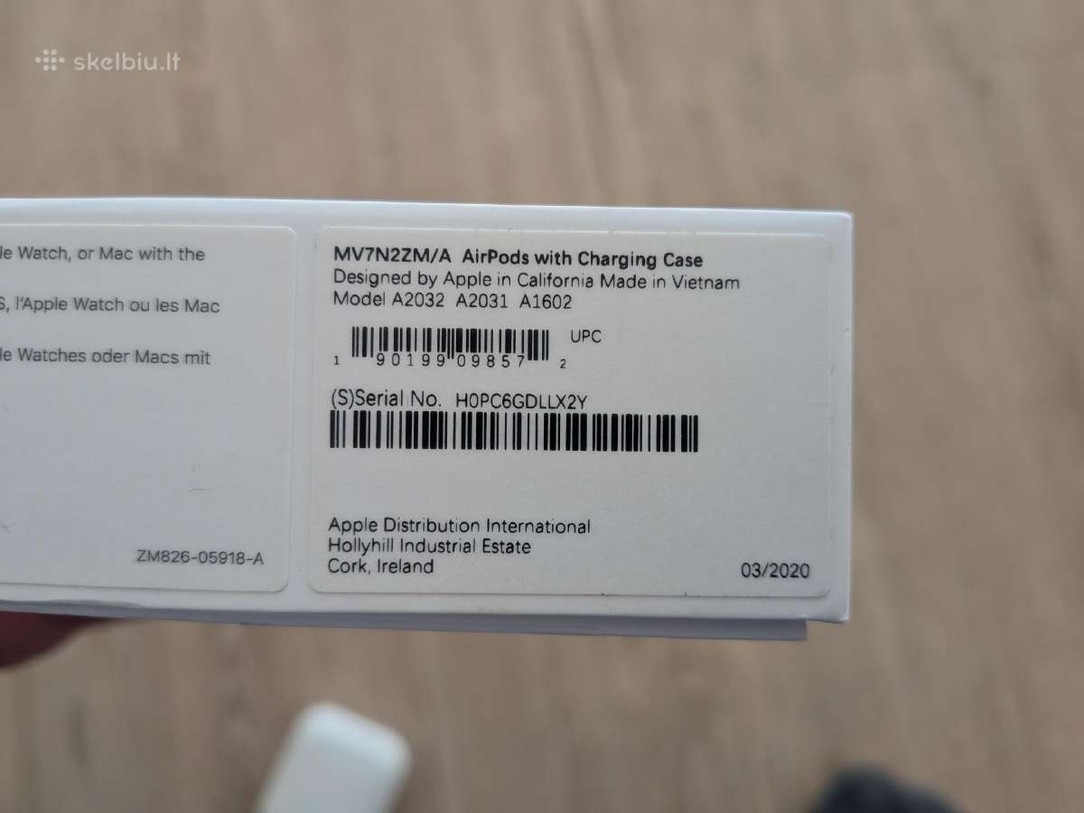 Originalus apple airpods - nuotraukos Nr. 2