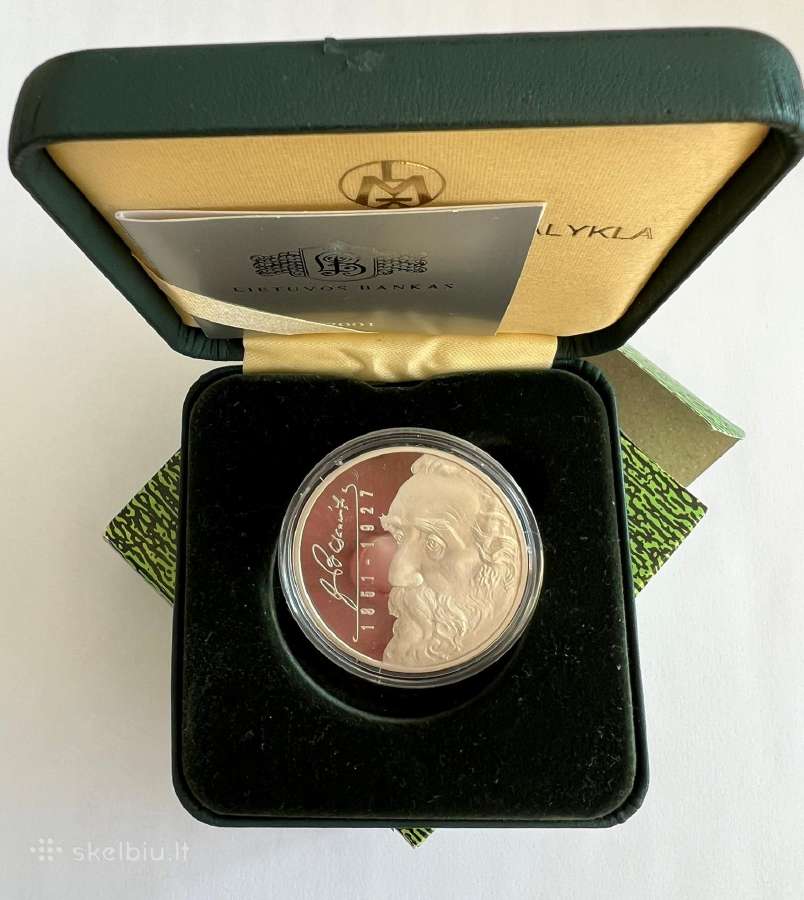 2001m. 50 Litu- Basanavicius-