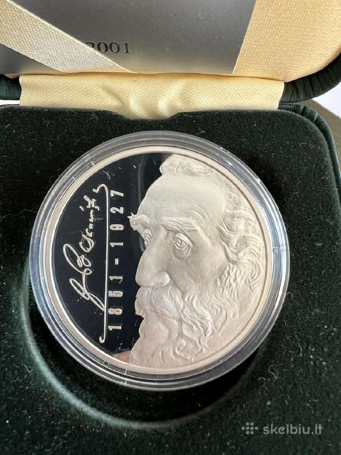2001m. 50 Litu- Basanavicius- - nuotraukos Nr. 3