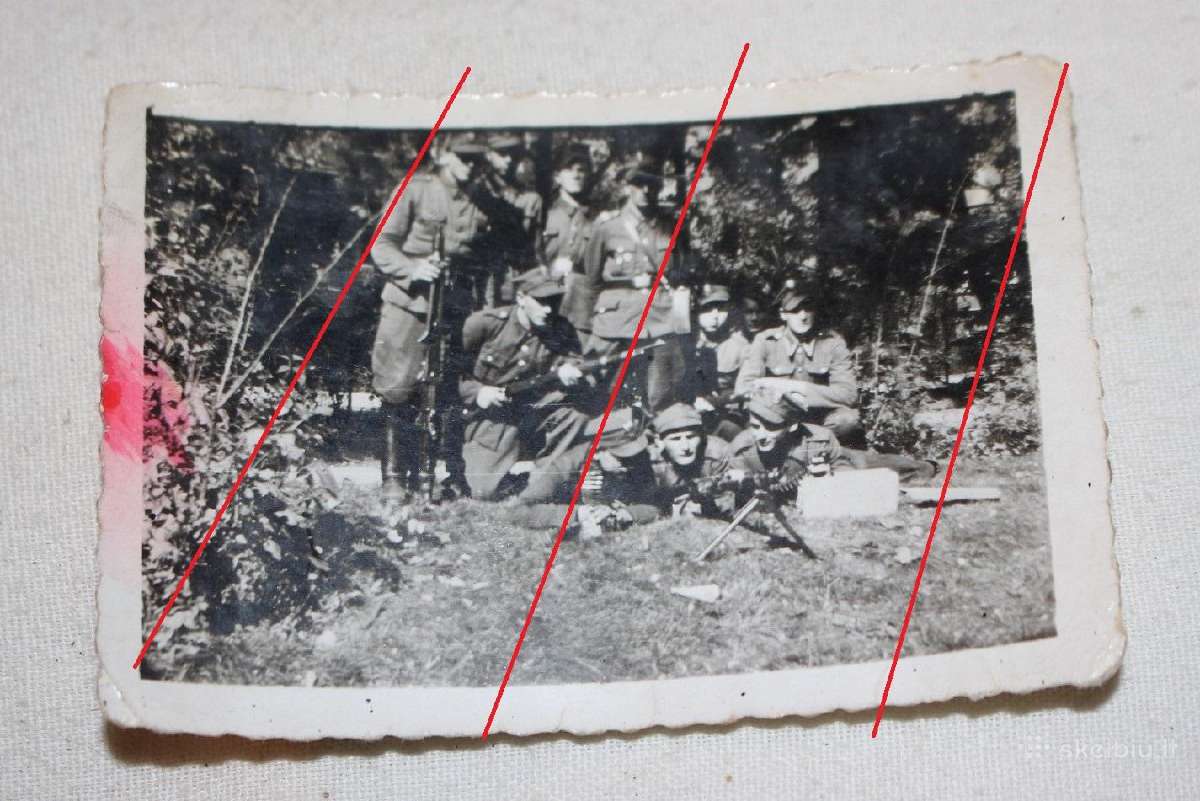 Originali Armija Krajowa lenkų partizanų foto - nuotraukos Nr. 4