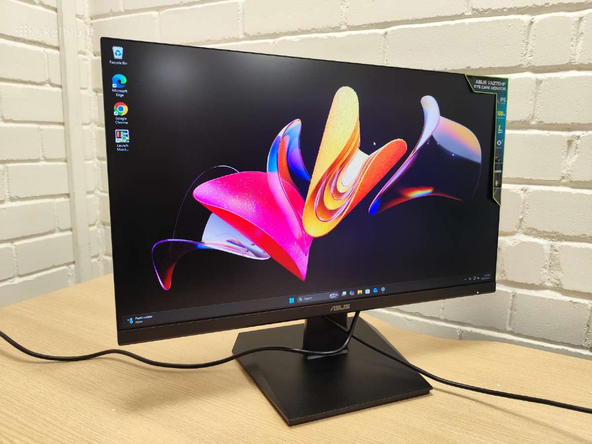 Asus Vz24ehf-w 24" Fhd Ips 100hz Eye-care - nuotraukos Nr. 2