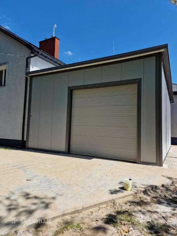 Garažas, Garažas keltuvui, Šiltinti garažai - nuotraukos Nr. 14