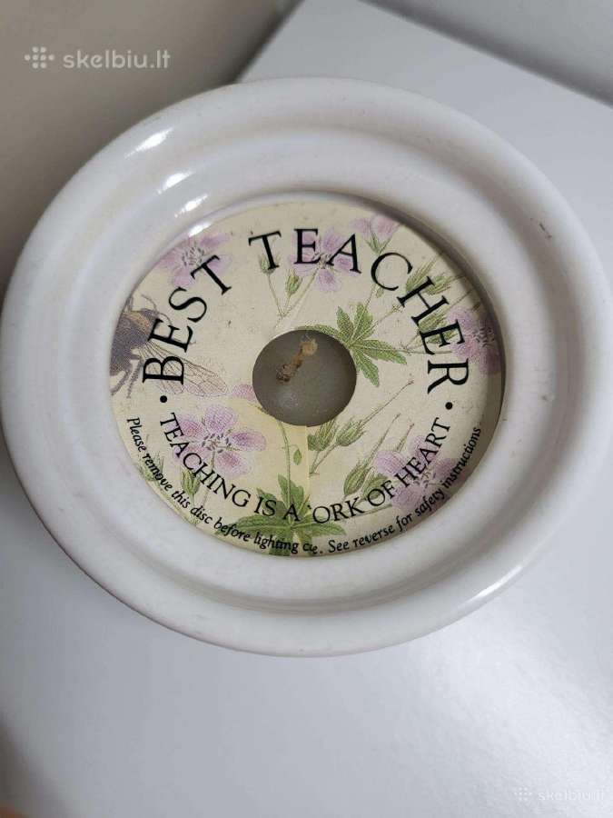 Žvakė "Best teacher" - nuotraukos Nr. 2