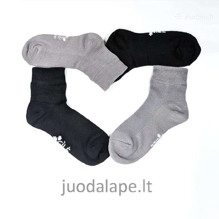Šilkinės kojinės „gilė“ 6 vnt. (Unisex) - nuotraukos Nr. 2