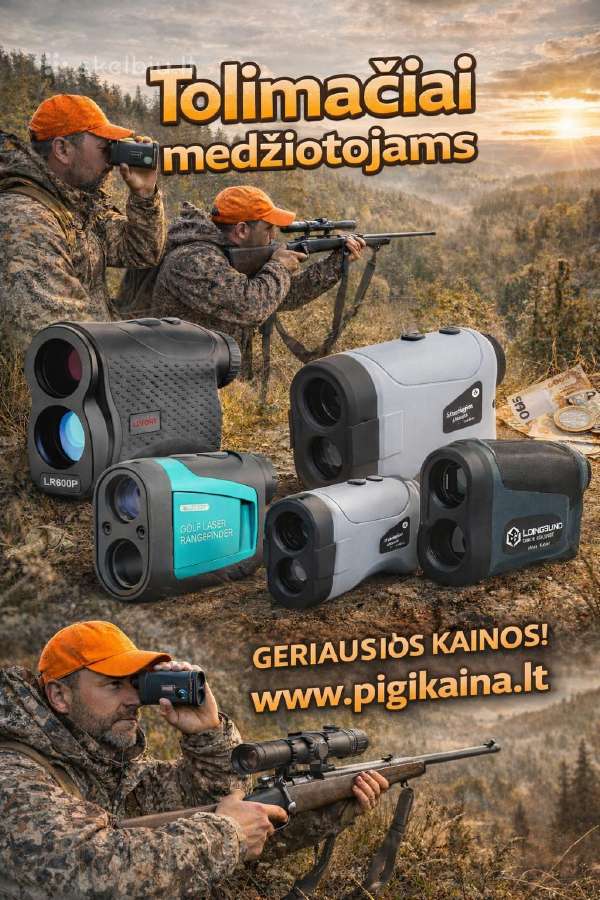 Daug modelių! Lazerinis tolimatis